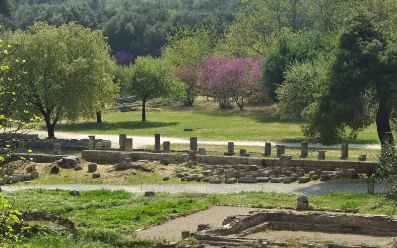 Ancient Olympia archaeological site