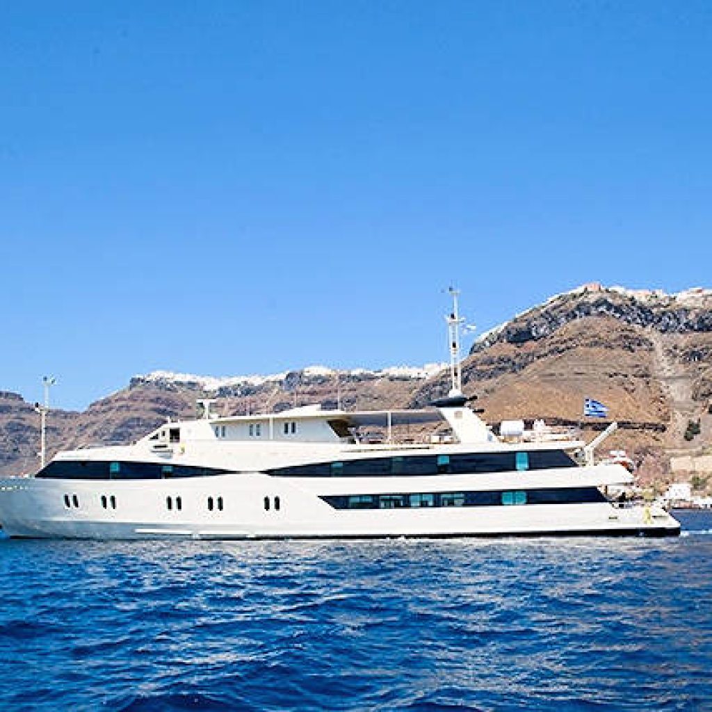 m/y Harmony V yacht in the sea