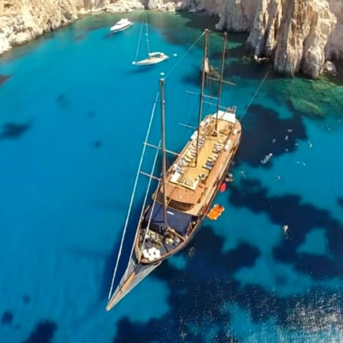 m/s Galileo from top