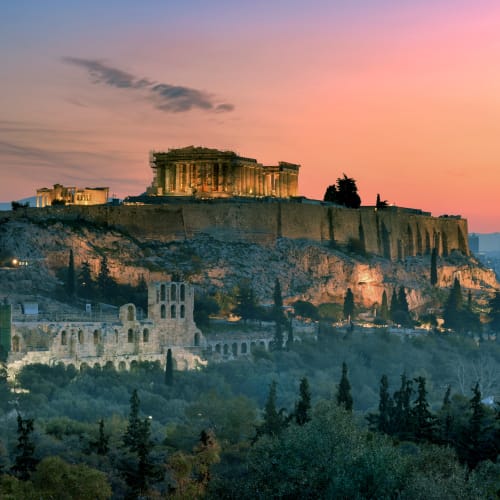 Athens, sunrise