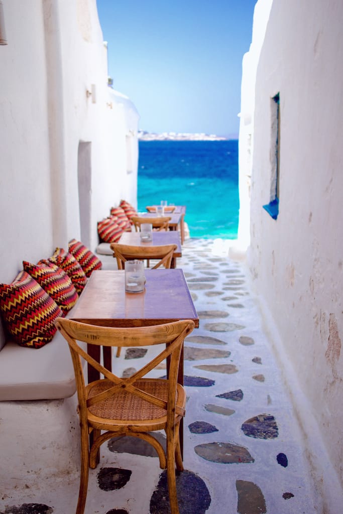 Alley in Mykonos