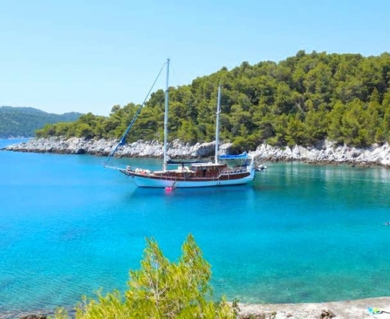 m/s Anatolie in a bay