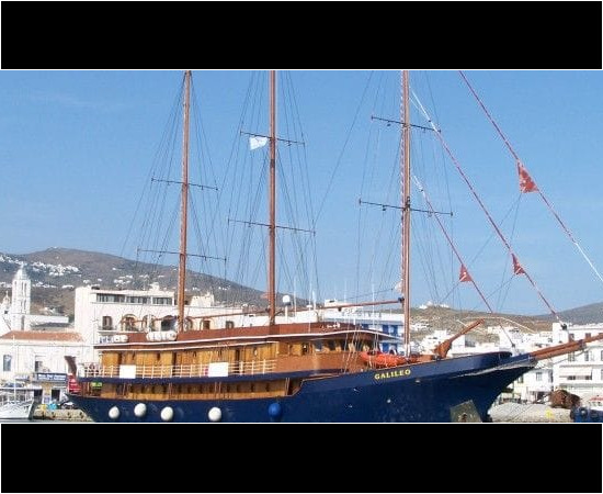 m/s Galileo in a port