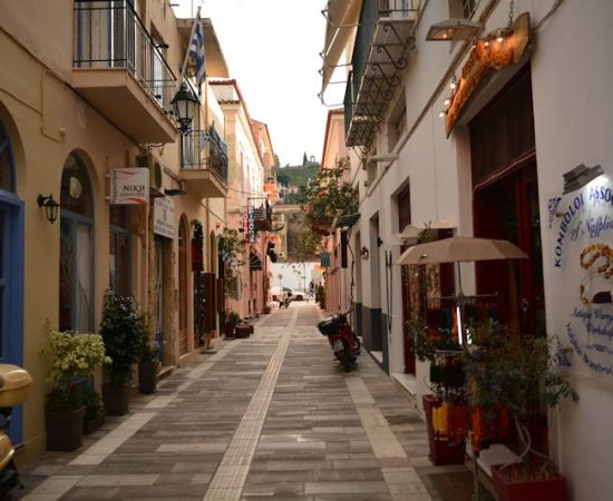 Nauplion alley, Greece