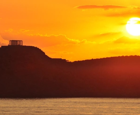 Poseidon Temple in Cape Sounion - photo courtesy of A. Kaknis. Poseidon Temple in Cape Sounion
