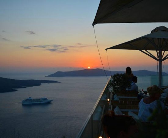 Santorini Sunset in Fyra, Santorini