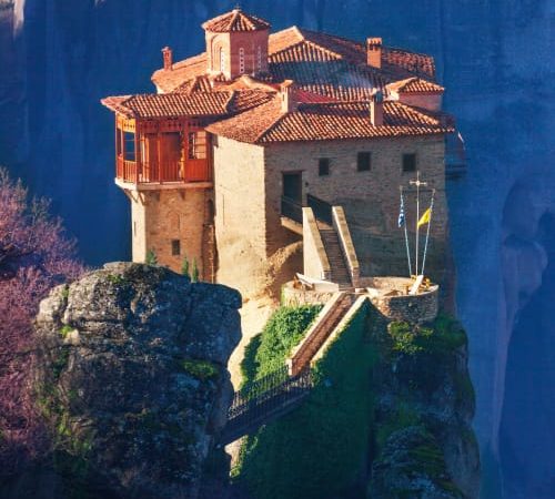 Meteora, Monastery built upon a rock