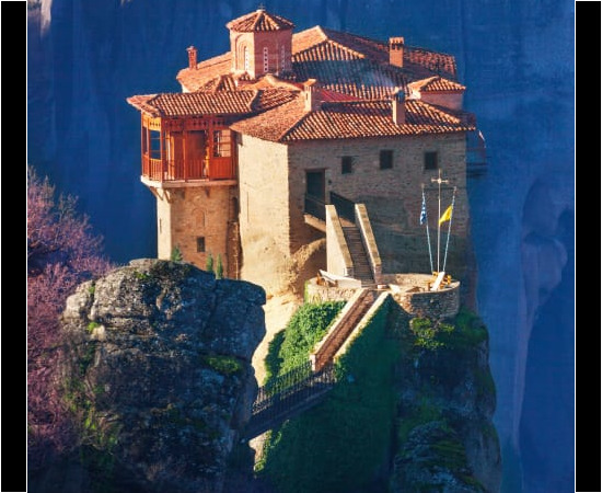 Meteora, Monastery built upon a rock
