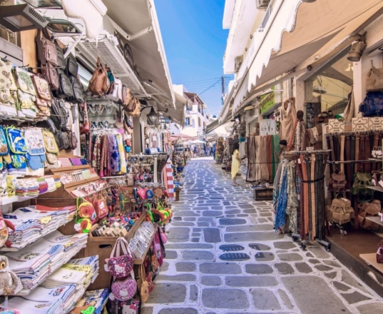 alley in Plaka area