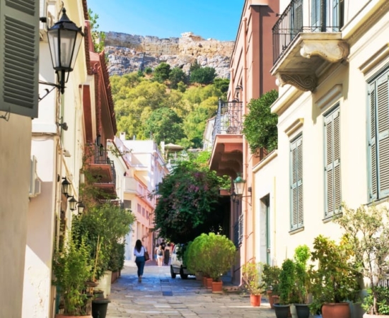 view of Plaka, Athens
