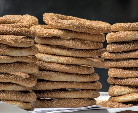 view of koulouria bread