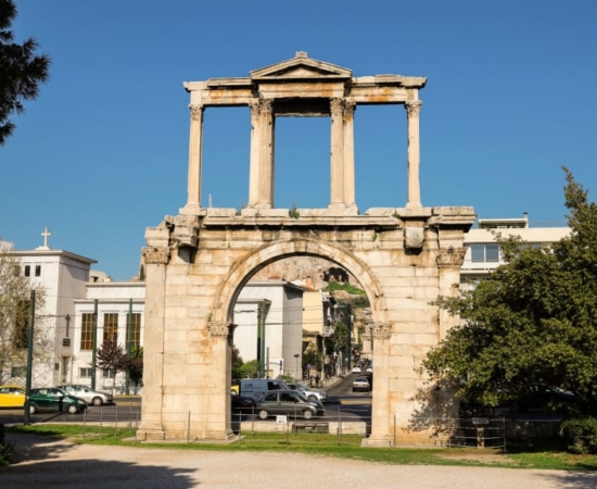 View of Adrian Gate, Athens