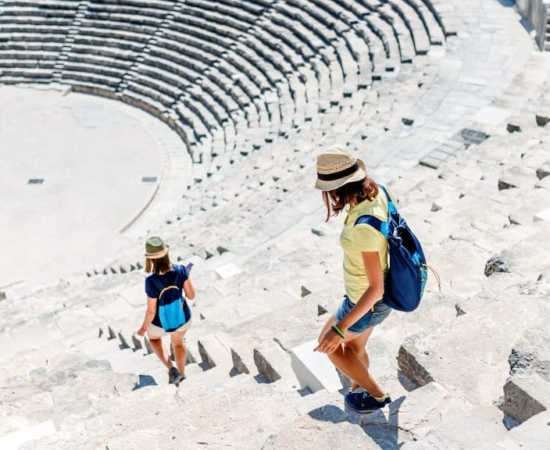 view of ancient Epidaurus Theatre