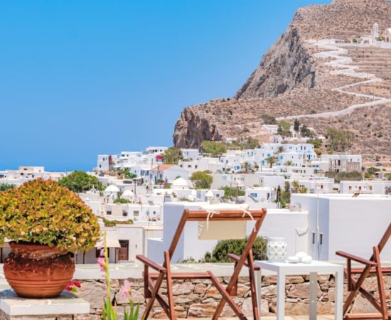 view of Folegandros Island