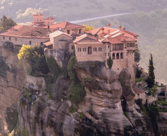 view of Meteora and its Monasteries
