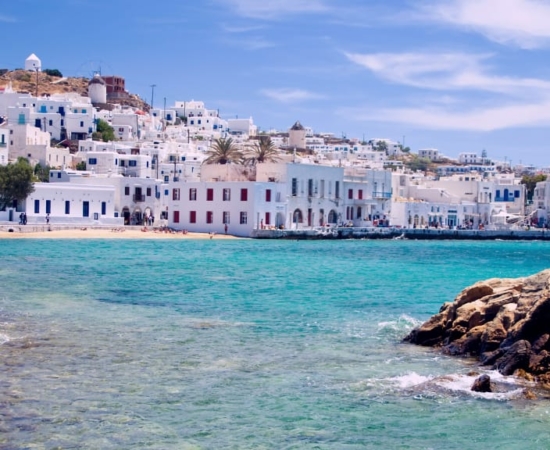 view of Mykonos down-town