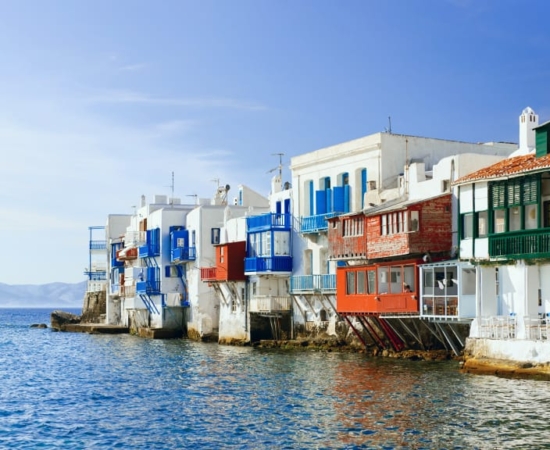 view of Mykonos, little Venice