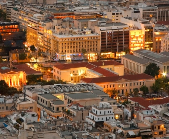 Athens' center