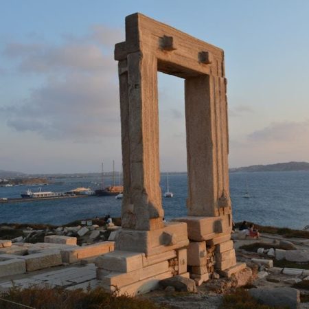 Portara in Naxos Island