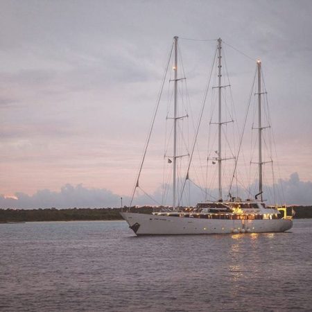 m/s Panorama at dusk