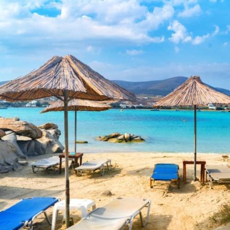 Cycladic sandy beach