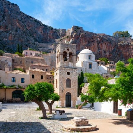 Inside Monemvasia castle