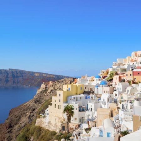 Santorini, view from Oia.
